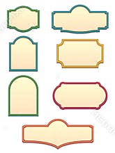 Antique Sign Templates EPS