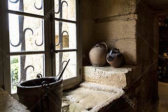 Window of the old Strong House of Reignac
