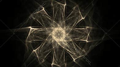 Lacy colorful clockwork pattern. Digital fractal art design. Abstract design of sacred symbols signs geometry. Designs of astrolog