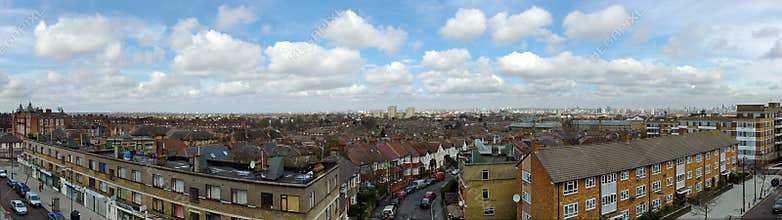 South London - Brixton panorama