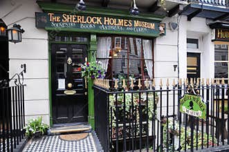 Sherlock Holmes Museum -Billboard shield