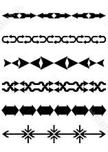 Arrow dividers set
