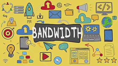 Bandwidth, Graphic Concept Illustration