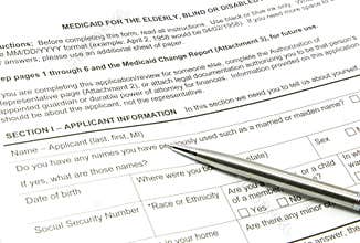 Medicaid Application and Silver Pen