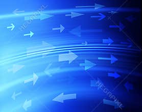 Abstract Blue Background Arrows Supply