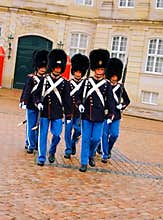 Danish guards in Copenhagen