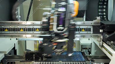 Automation of production. Soldering iron. Electric circuits. Microchips. Soldering iron tips of automated manufacturing