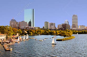 Boston Skyline from Cambridge