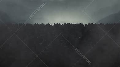 WW1 British Infantry Foot Soldiers Marching Forward