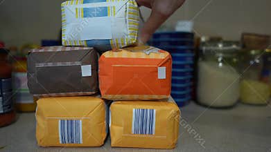 Optimistic hoarding of flour for food shortage crisis