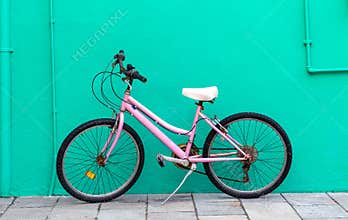 Bicycle in front of a house in Burano