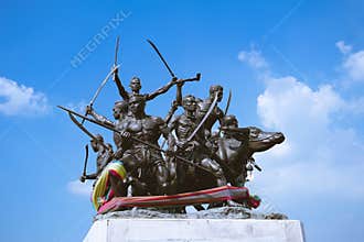 The Monument of Bang Rachan Heroes in Khai Bang Rachan, Sing Buri