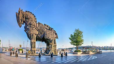 Trojan horse in Canakkale, Turkey