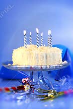 Blue birthday celebrations