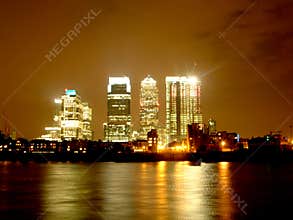 Canary Wharf London - By Night