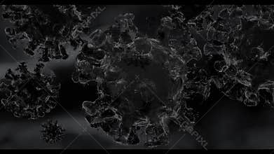 Animated Coronavirus Background 