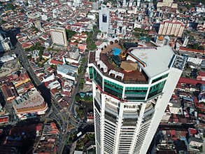 KOMTAR and GAMA in drone view.