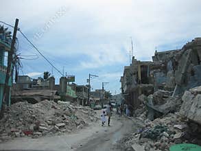 Reportage on the streets of haiti