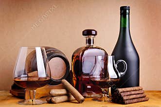Cognac and cigars