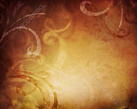 Abstract Vintage Floral Background