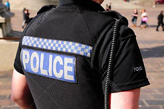 Police officer on the beat