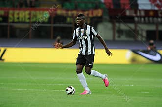 Paul Pogba in action during the match