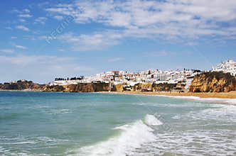 landscape of Albufeira, Portugal