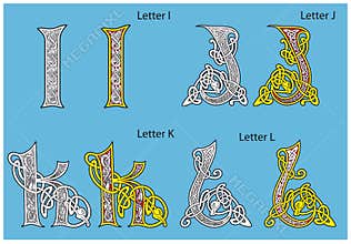 Ancient Celtic alphabet