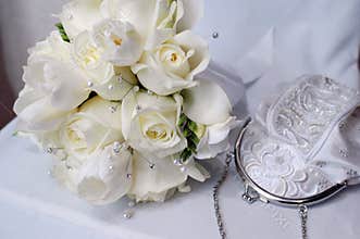 Beautiful White and Wedding purse