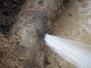 Main pipe burst