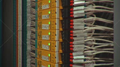 PLC Programmable logic controller box. Steadicam shot