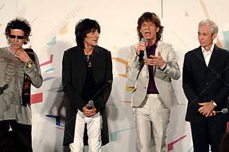 Rolling Stones , Mick Jagger, Ronnie Wood, Charlie Watts, Keith Richards