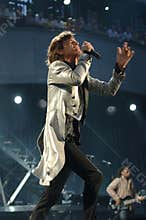 The Rolling Stones , Mick Jagger during the concert