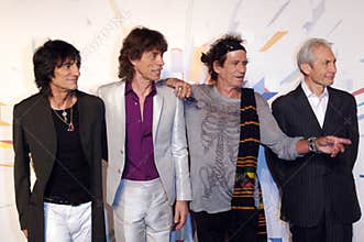 Rolling Stones , Mick Jagger, Ronnie Wood, Charlie Watts, Keith Richards