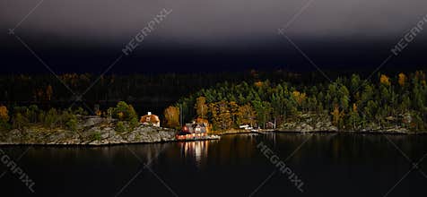Small house on the island NynÃ¤shamn Sweden