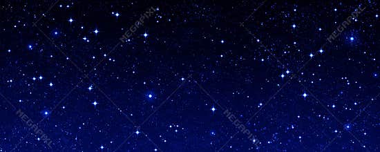 Starlight in the blue sky, Starry sky, cluster of stars , outer space, Space, star scattering, science, astronomy,, blue, black,