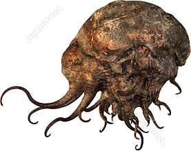 Blob Monster, Alien Insect, Isolated