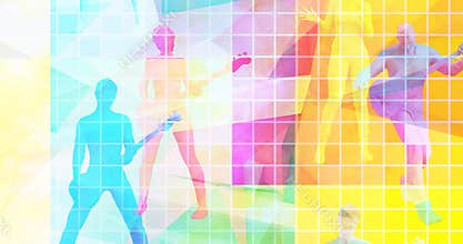 Music Band Background Looping Stage Entertainment Concept