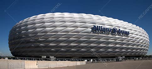 Munich Allianz Arena - A view from the south.