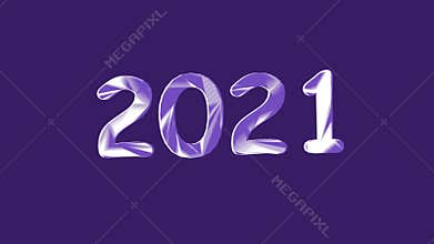 Happy new year 2021. Animation