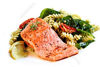Atlantic Salmon and Pasta Salad