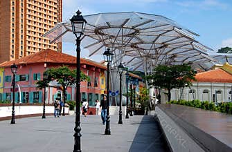Singapore: Read Bridge at Clarke Quay