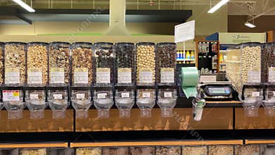 Snacks and Nut aisle in a Publix grocery store in Orlando, Florida
