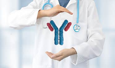 Doctor analyzes monoclonal antibodies
