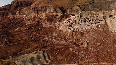 Cave Town on Erusheti Mountain