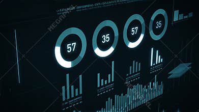 Business Statistics, Market Data And Infographics Background Layout