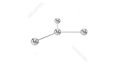 Abstract balls network spinning