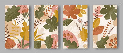 Autumn leaves backgrounds