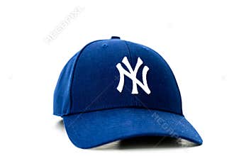 New York Yankees logo on a hat