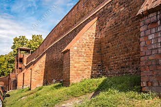 Old fortified walls in Chelmno